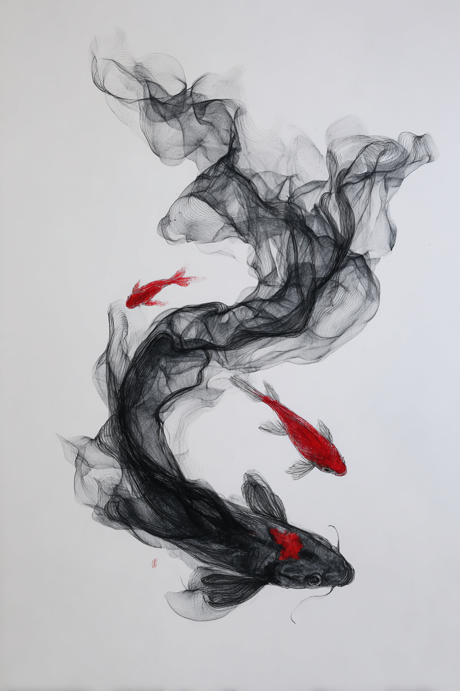 Waking Koi