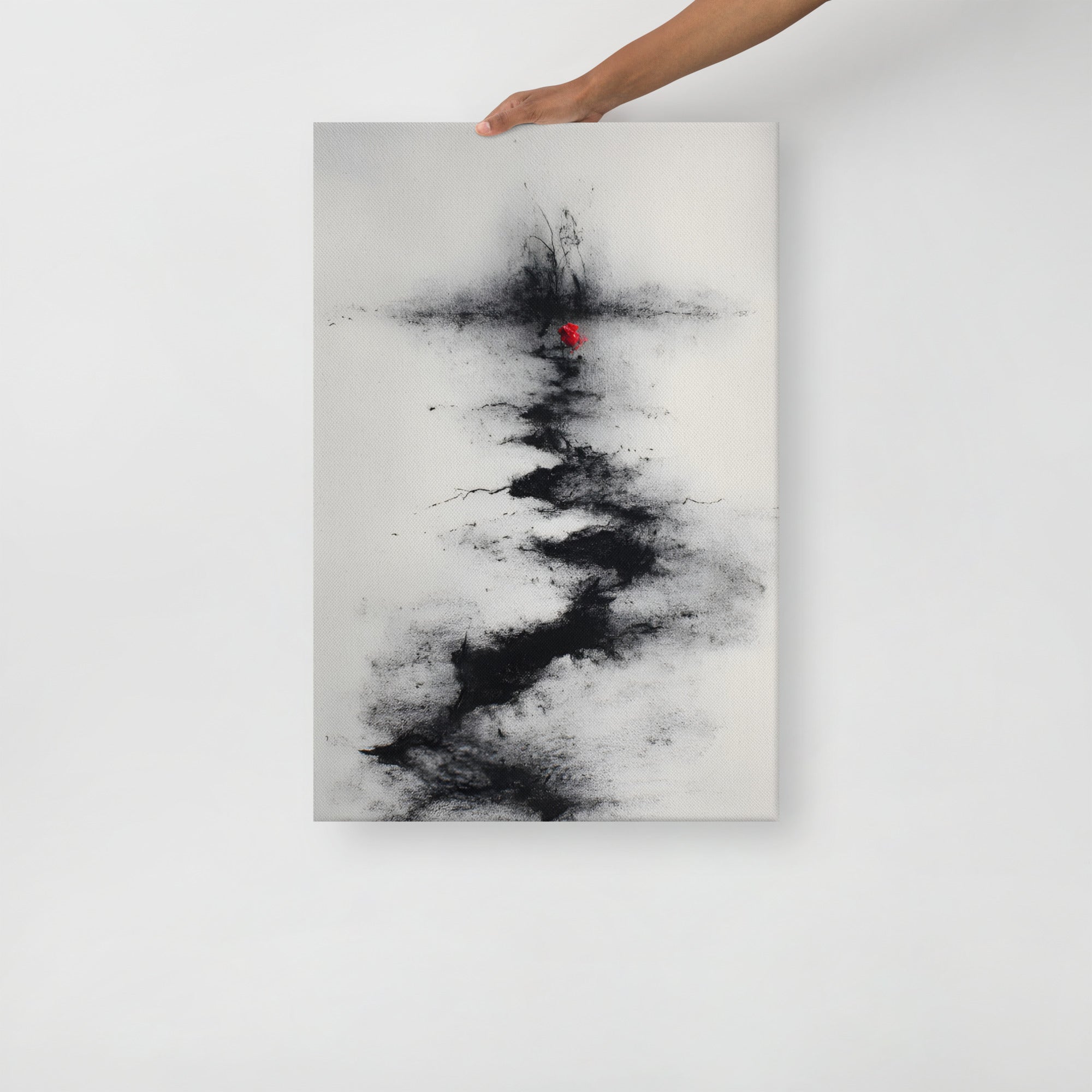 Blooming Crack - ZenCanva