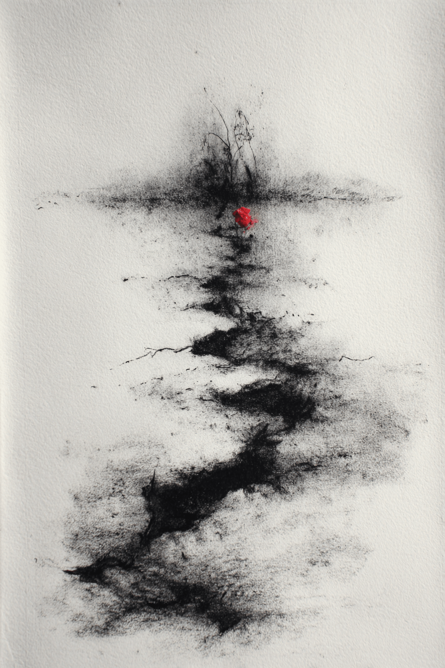 Blooming Crack - ZenCanva