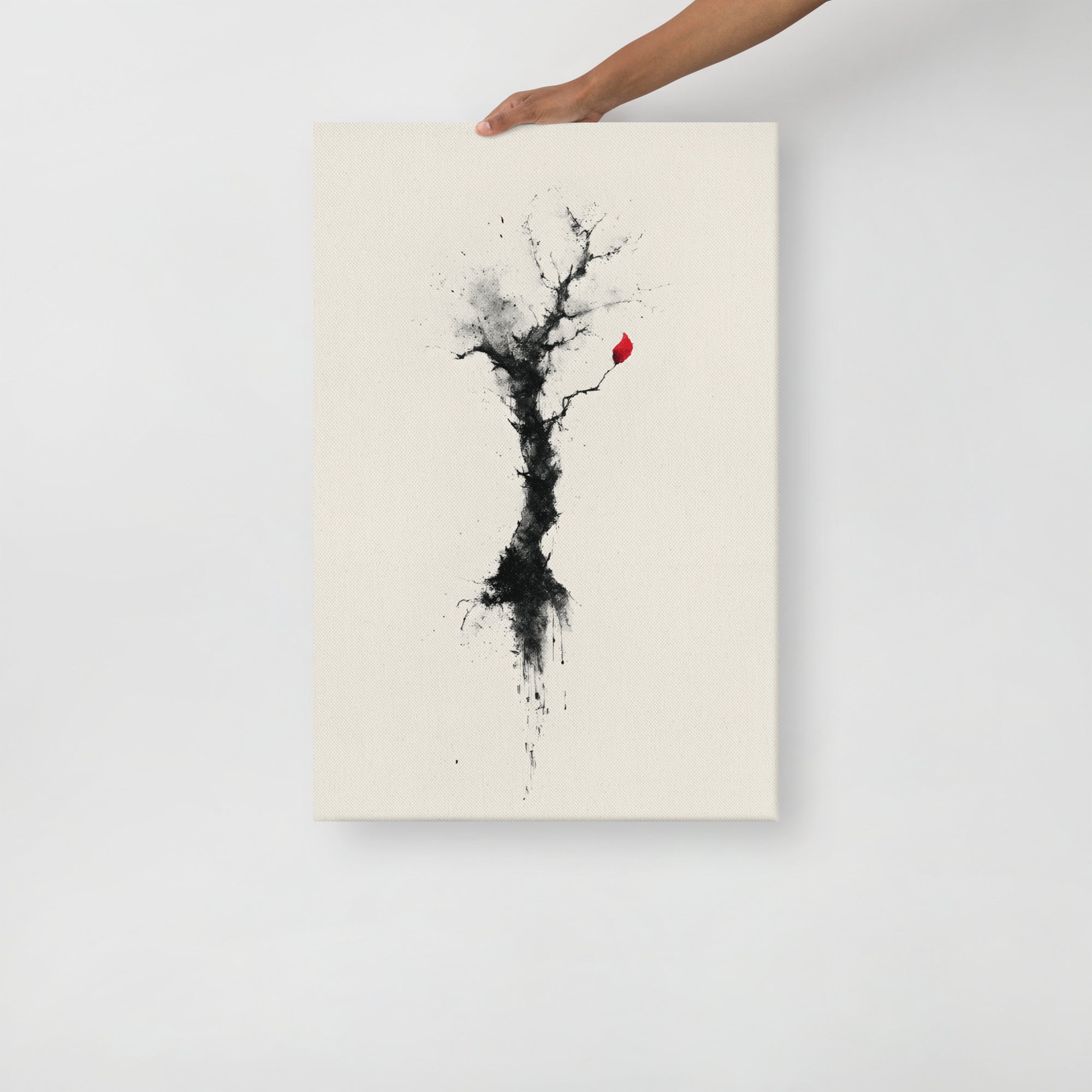 Blooming Winter Tree - ZenCanva