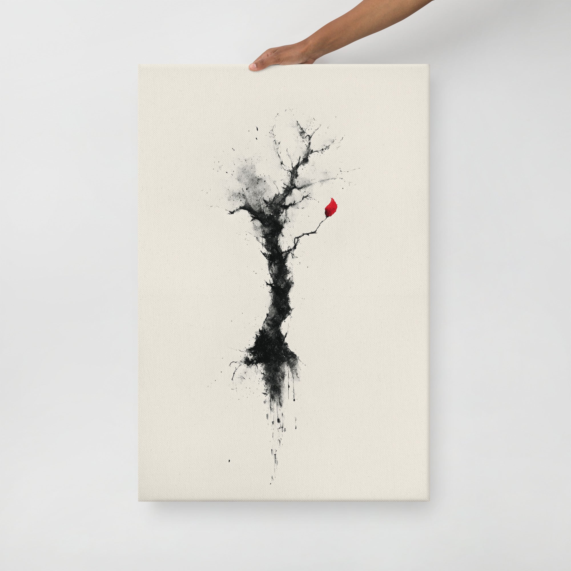 Blooming Winter Tree - ZenCanva