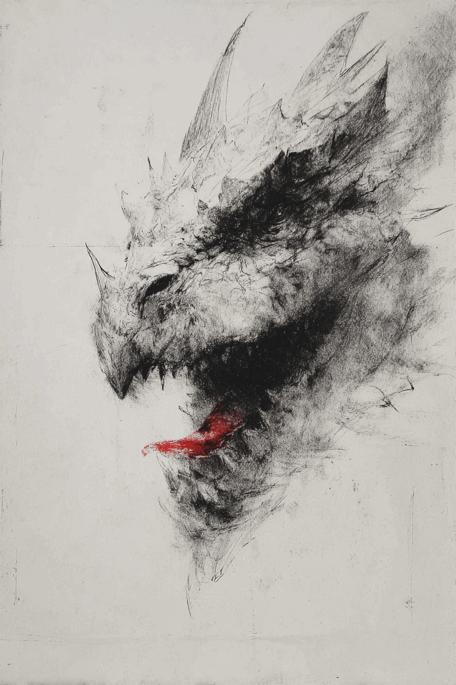 Dragon Of Power - ZenCanva